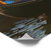 ヴェネツィア,イタリアのゴンドラボートヴィンテージ旅行ポスター ポスター (角)