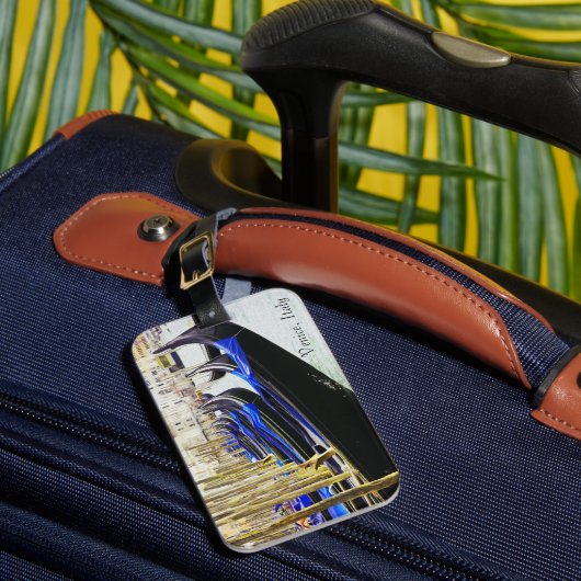 ヴェネツィア、イタリアのゴンドラ（列の荷札に） ラゲッジタグ (正面インサイチュ1)