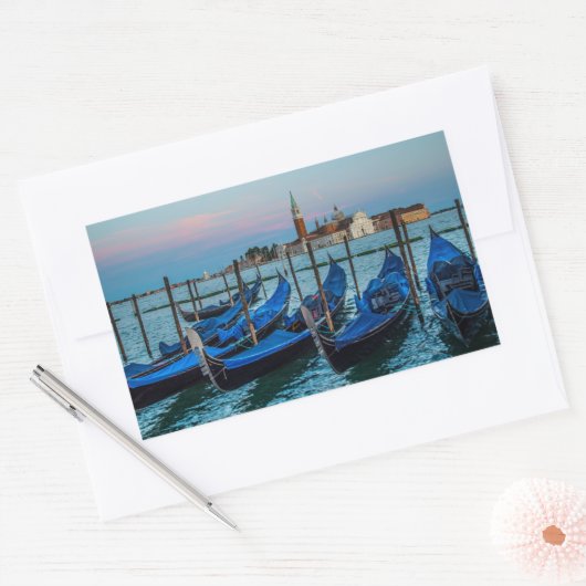 ヴェネツィア,イタリアのステッカー 長方形シール (封筒)