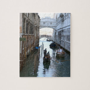 ヴェネツィア·イタリアのSighsのヴェネツィア有名な橋 ジグソーパズル