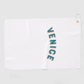 ヴェネツィア、イタリアヴィンテージアーチ ゴルフタオル (横)