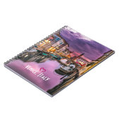 ヴェネツィア、イタリア風光明媚な運河とヴェネツィア建築 ノートブック (左側)