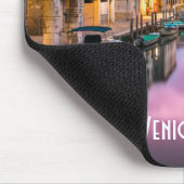 ヴェネツィア、イタリア風光明媚な運河とヴェネツィア建築 マウスパッド (コーナー)