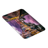 ヴェネツィア、イタリア風光明媚な運河とヴェネツィア建築 マグネット (右側)