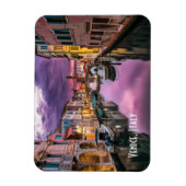 ヴェネツィア、イタリア風光明媚な運河とヴェネツィア建築 マグネット (縦)