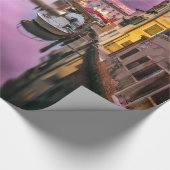 ヴェネツィア、イタリア風光明媚な運河とヴェネツィア建築 ラッピングペーパー (コーナー)