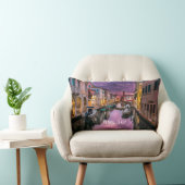 ヴェネツィア、イタリア風光明媚な運河とヴェネツィア建築 ランバークッション (椅子)