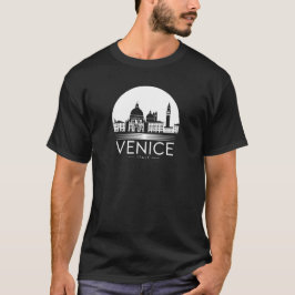 ヴェネツィア イタリア スカイライン Tシャツ