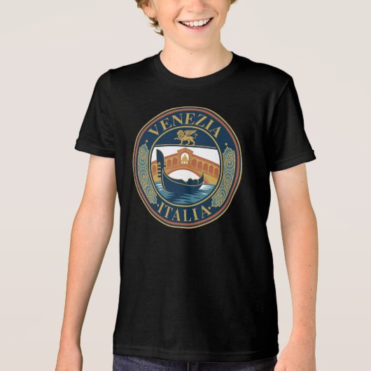 ヴェネツィア イタリア トライブレンドTシャツ (正面)