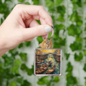 ヴェネツィア,イタリア,バンゴッホスタイル キーホルダー (手)