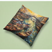 ヴェネツィア，イタリア，バンゴッホスタイル クッション