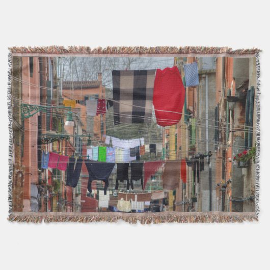 ヴェネツィア・イタリア,物干し スローブランケット (正面)