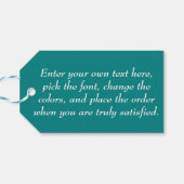 ヴェネツィア，イタリア – 空中表示 ギフトタグ (裏面横)