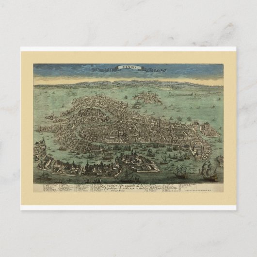 ヴェネツィア イタリア 1798 ポストカード (正面)