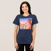 ヴェネツィア - イタリア - VENICE - トライブレンドTシャツ (正面全面)