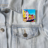 ヴェネツィア・ウォーター・カラー絵画ズ・ブラノ 缶バッジ (インサイチュ)