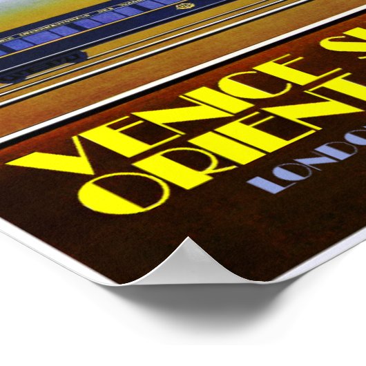 ヴェネツィア、オリエント表現トラベルポスター ポスター (角)