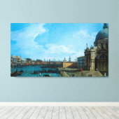 ヴェネツィア：カナレットの大運河 キャンバスプリント (インサイチュ (ウッドフロア))