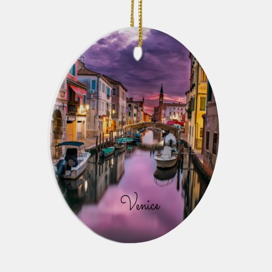 ヴェネツィア、カラフル風光明媚な写真、 セラミックオーナメント (右)