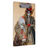 ヴェネツィア，カーニバル衣装を着たカップル クリップボード (右)