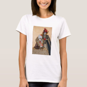 ヴェネツィア,カーニバル衣装を着たカップル Tシャツ