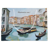 ヴェネツィア・ゴンドラ・アンド・ヴァポレット ラージペーパーバッグ (正面)