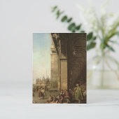 ヴェネツィア：サン・マルコ広場とコロンナーデ広場 ポストカード (スタンド正面)