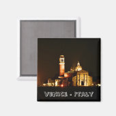 ヴェネツィア，シティアットナイト(冷蔵庫用マグネット) マグネット (正面/裏面)