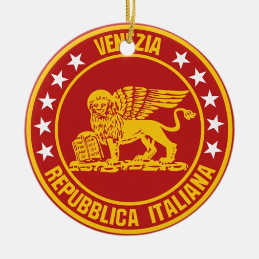 ヴェネツィア セラミックオーナメント (正面)