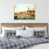 ヴェネツィア:ドージェの宮殿とバからのモロ キャンバスプリント (インサイチュ (寝室))