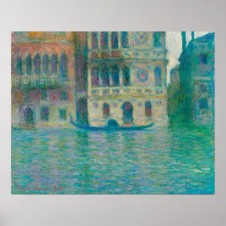 ヴェネツィア、パラッツォダリオ(1908) by Claude Monet ポスター