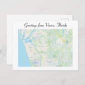 ヴェネツィア、フロリダのはがき ポストカード (正面/裏面)