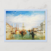 ヴェネツィア、マドンナのポーチby J. M. W. Turner Pos ポストカード (正面)