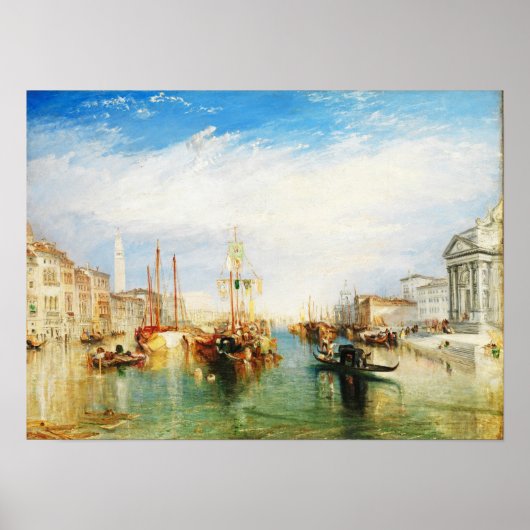 ヴェネツィア、マドンナのポーチby J. M. W. Turner Post ポスター (正面)
