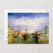 ヴェネツィア、マドンナ・デラ・サリュートのポーチから ポストカード (正面/裏面)