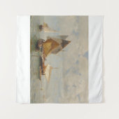 ヴェネツィア、ラグーンの漁船（1889年） タペストリー (正面(横))