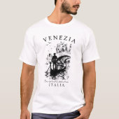 ヴェネツィア・ラ・セレニッシマ - イタリア旅行 Tシャツ (正面)