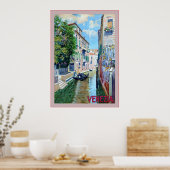 ヴェネツィア～ヴィンテージイタリアン旅行 ポスター (キッチン)