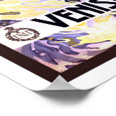 ヴェネツィア・ヴィンテージ旅行 ポスター (角)