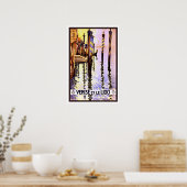 ヴェネツィア・ヴィンテージ旅行 ポスター (キッチン)