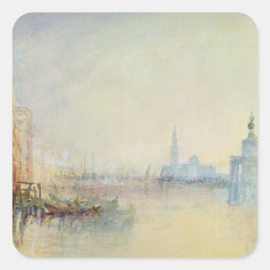 ヴェネツィア、大運河の口, c.1840 (w/c スクエアシール (正面)