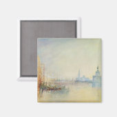 ヴェネツィア、大運河の口, c.1840 (w/c マグネット (正面/裏面)