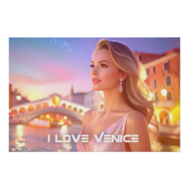 ヴェネツィア - I LOVE VENICE - ポスター
