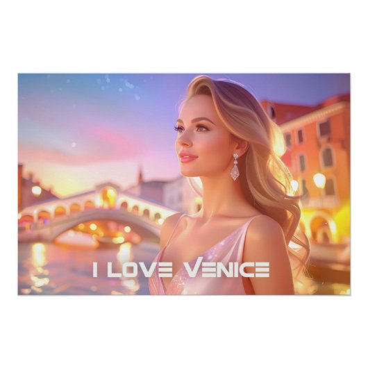 ヴェネツィア - I LOVE VENICE - ポスター (正面)