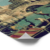 ヴェネツィアSighsの橋c.1740 ポスター (角)