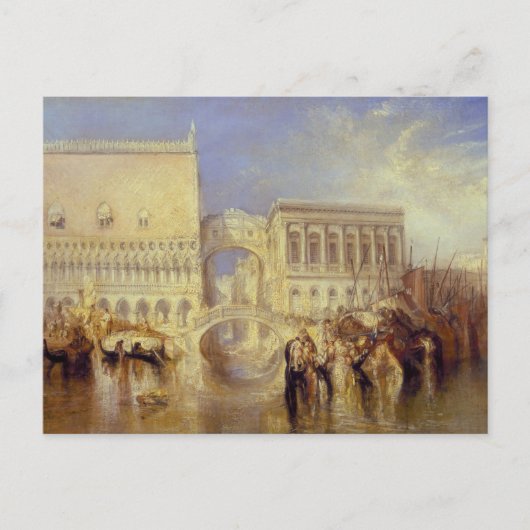 ヴェネツィアSighs J. M. W. Turner Italy ポストカード (正面)