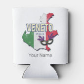 ヴェネトイタリアレトロリージョンマップヴィンテージ土産 缶クーラー (裏面)