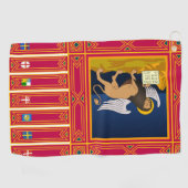 ヴェネト国旗（イタリア） ゴルフタオル (横)