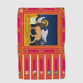 ヴェネト国旗（イタリア） ゴルフタオル (正面)