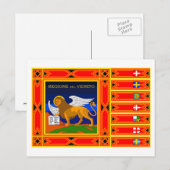 ヴェネト国旗 ポストカード (正面/裏面)